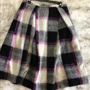 Asos Wool Midi Skirt
